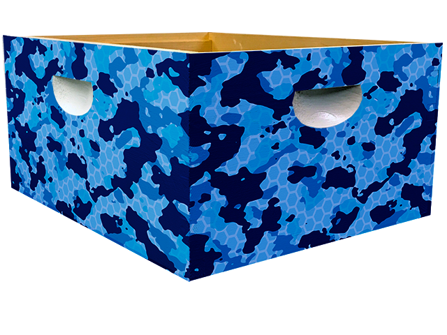 Blue Camo Theme - Bottom Deep Wrap