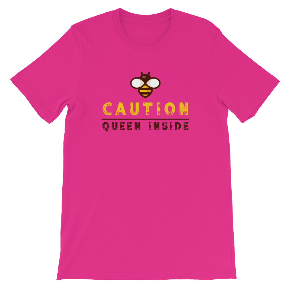 Caution Queen Inside Short-Sleeve Tee
