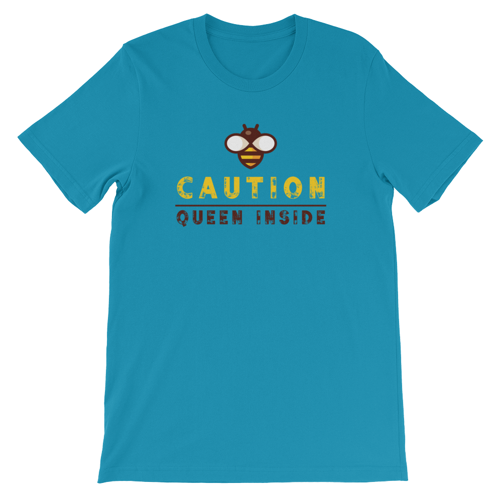 Caution Queen Inside Short-Sleeve Tee