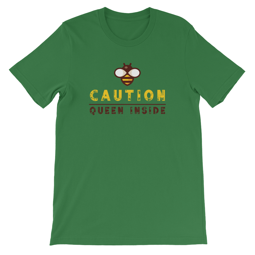 Caution Queen Inside Short-Sleeve Tee