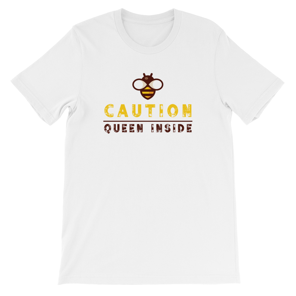 Caution Queen Inside Short-Sleeve Tee