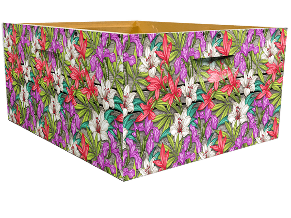 Flowers Theme - Honey Bee Box Wrap - Bee Box Wraps
