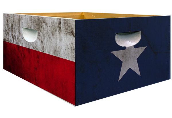 Texas Flag Theme - Bottom Deep Wrap