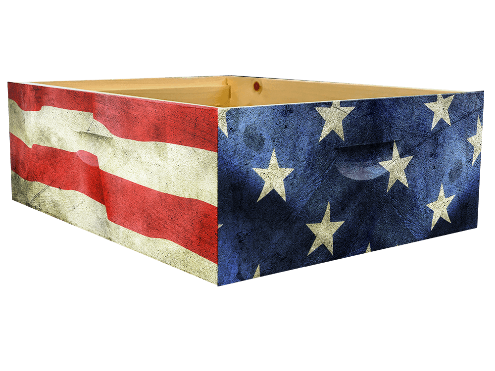 Distressed American Flag Theme- Medium Super Wrap