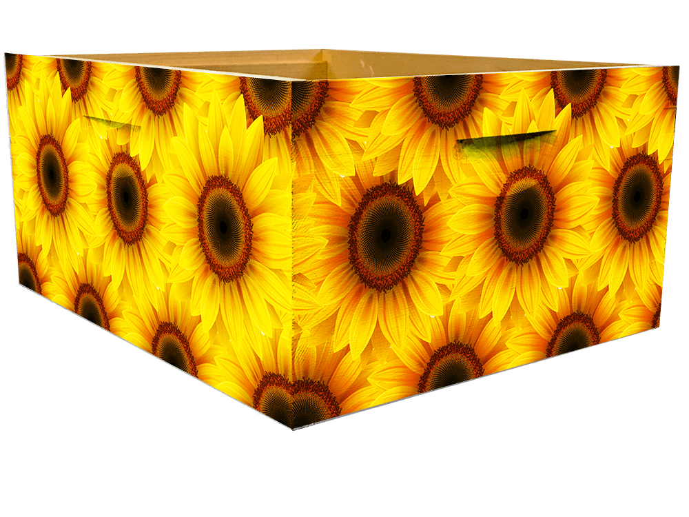 Sunflower and Bees Tissue Paper