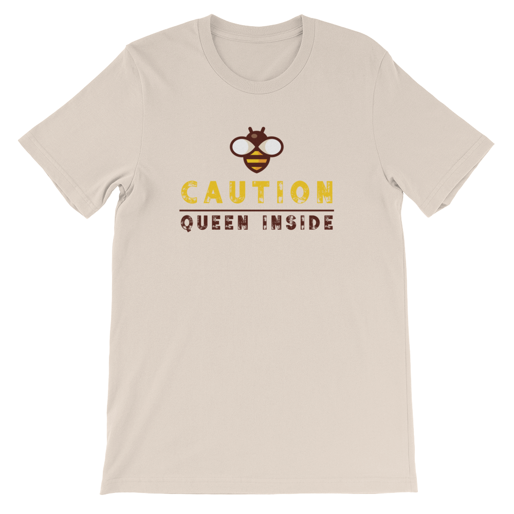 Caution Queen Inside Short-Sleeve Tee